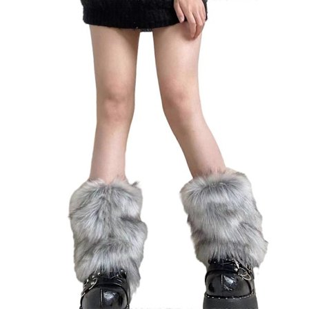 Naisten Turkisjuhla Asu Seksikäs Y2K Tekoturkikset Pehmeät Pitkät Saappaat Kengät Hihansuut Päälliset Säärystimet/Saappaan Hihat/Saappaan Päälliset 