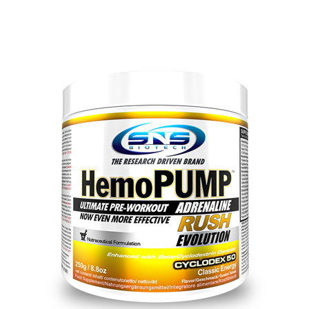 SNS Biotech HemoPUMP Adrenaline Rush PWO 250 g
