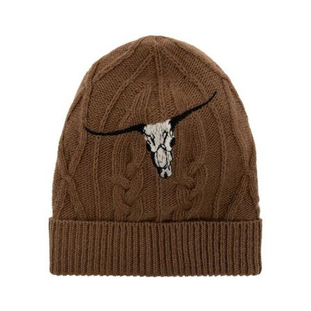 Nick Fouquet, Wool beanie Bruin, Heren, Maat:ONE Size,wol