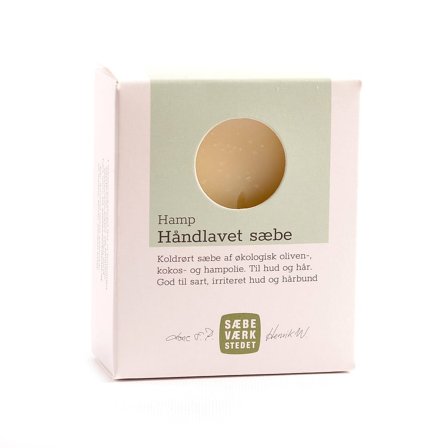 SÆBEVÆRKSTEDET Håndlavet sæbe Hamp 100 g, Skincare, Håndpleje, Håndsæbe