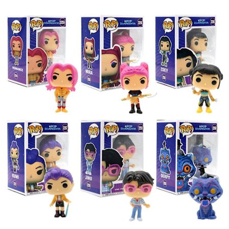 Kpop Devil Hunter Action Figure Sett - Rumi, Mira, Zoey Anime Dukker | Den Perfekte Gaven for Fans og Samlere