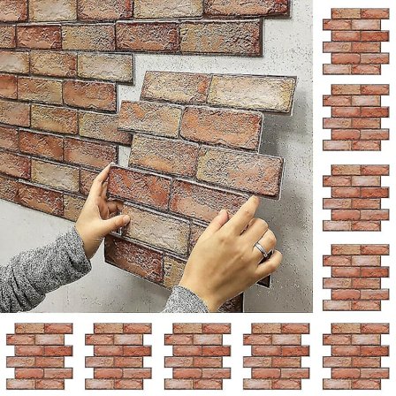 3D-tiilimuuri seinätarra, itseliimautuva kodin keittiön vaahtomuovilevy seinäkoriste