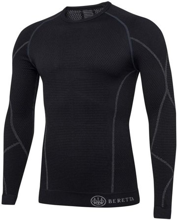 Beretta HT Body Mapping 3D L/S kerrastopaita, musta