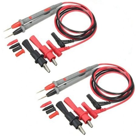 8 stk. Multimeter testledninger Kit Multi Meter Clamp Tester Probe 8 stk.