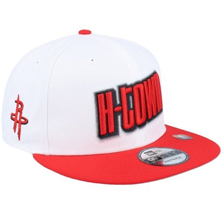 New Era - NBA Weiss Snapback Cap - Houston Rockets NBA24 City Edition 9FIFTY White/Red Snapback @ Hatstore