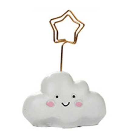 Konstnärlig Meddelande-Memoblockshållare, Bordnummerställ, Foto-Kortklämma för Present