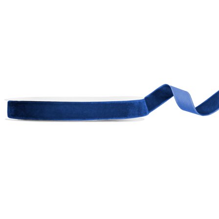 Fløjlsbånd Marineblå 15 mm