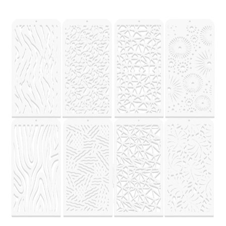 Professionel Genanvendelig Kunststencil Skabelon Præcisionsskåret Form Håndværktøøj