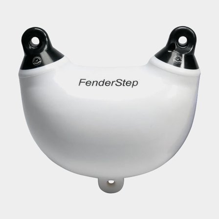 Parabordo gradino Dan-Fender FenderStep 1513, 1 gradino, 40 x 40 cm, bianco