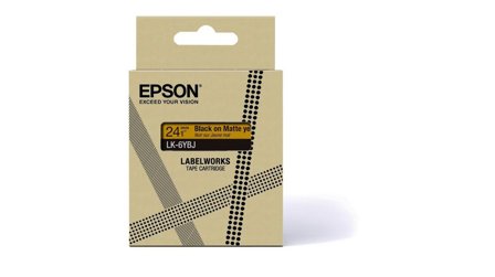 Epson LabelWorks LK-6YBJ - tapepatron - 1 kassett(er) - Rull (2,4 cm x 8 m)