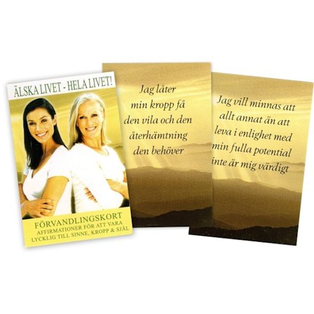 Älska livet : Hela livet (Förvandlingskort 40 st) 7340178503235
