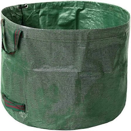 Uudelleenkäytettävä puutarhajätepussi - kokoontaitettava lehtiroskapussi (238 litraa)