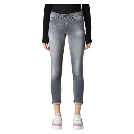 Dondup, Skinny Jeans Grijs, Dames, Maat:W31