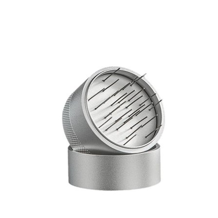 Espresso-fordelingsverktøy, kaffenålsfordeler med base, profesjonelt kaffe WDT-verktøy for espresso-fordeling, espressomixer (sølv)