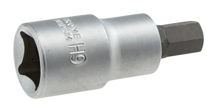 PELA 496702 Sekskantbitspipe 1/2", 55 mm, Håndverktøy