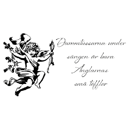 Väggord/Väggdekor - Dammtussarna under...