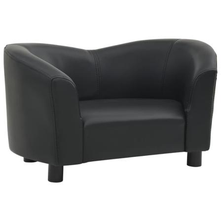 Vidaxl Hundsoffa Svart 67x41x39 Cm Konstläder Svart