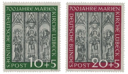 Tyskland 1951 - MICHEL 139-140
