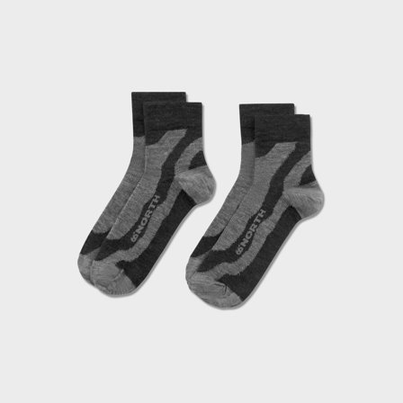 66 North men's Spillir Ankle Socks Accessories - Black - S