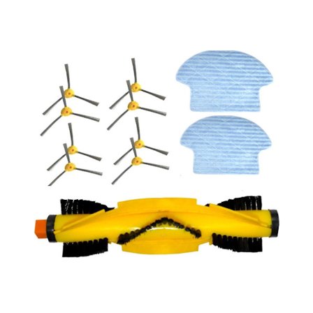 Reservedeler for Devvis Devve B6009 robotstøvsuger - Hovedsidebørste, moppklut