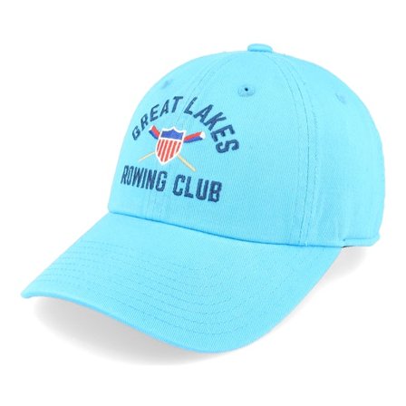American Needle - Blå unconstructed Keps - Great Lakes Ballpark Chlorine Blue Dad Cap @ Hatstore