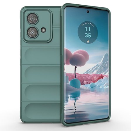 Mjukt greppformat Motorola Edge 40 Neo skal - Grön