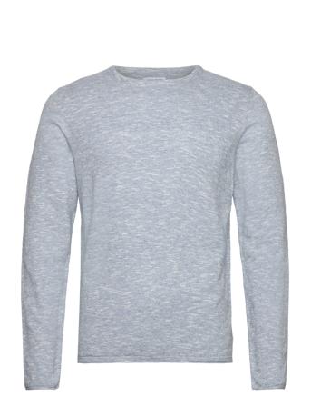 Jjelinen Knit Crew Neck Sn Blue Jack & J S