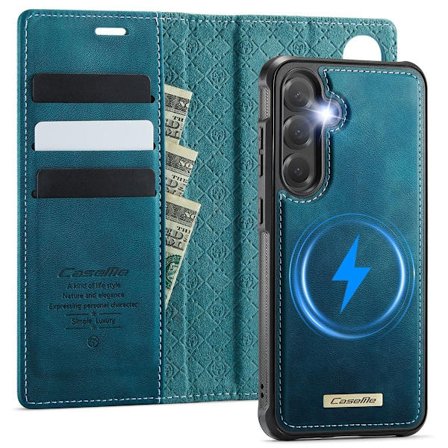 MagSafe Lompakkokotelo Samsung Galaxy S25FE:lle - Irrotettava 2-in-1 Kuori RFID:llä [JUN]