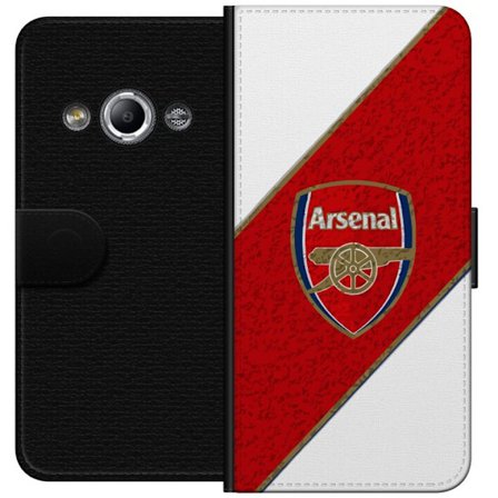 Yhteensopiva Lompakkokotelo Samsung Galaxy Xcover 3 Red Cannon Emblem