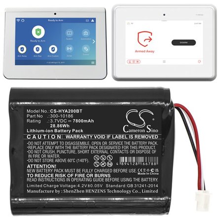 Batteri till Larmsystem för Honeywell Pro 7, AI05-2, AIO7-1 m.fl.
