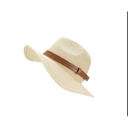 Dame Halm Hat Foldbar Solhat Bred Skygge UV Beskyttelse Hat med