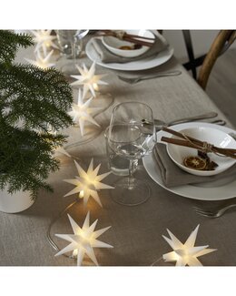 Star Trading Ljusslinga LED December Vit