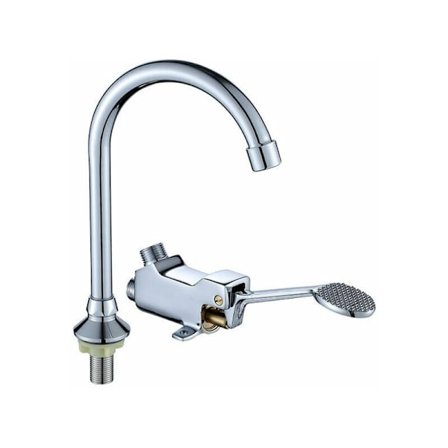 Fotpedal Kran Kjøkkenvask Kran Baderomskran Servantbatteri Fotbetjent Kran