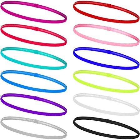 Sportpannband Elastiskt Halkfritt Hårband för Män Kvinnor Jogging