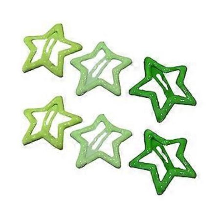 Hårspænde Hårtilbehør Hovedbeklædning Legeringsmateriale Hårnåle til Børn (Grøn)