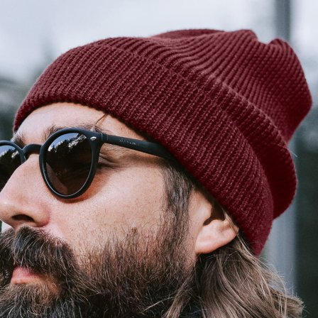 Kacey Wijnrode Merino Kane Beanie voor mannen - Beanie mutsen