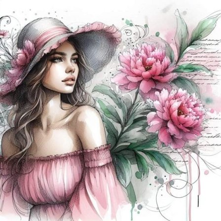 Vackra Kvinnor Poster 40x50 cm