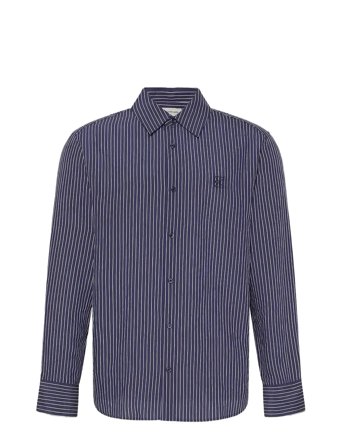 Calvin Klein | Ls Thin Striped Viscose Easy Shi | S