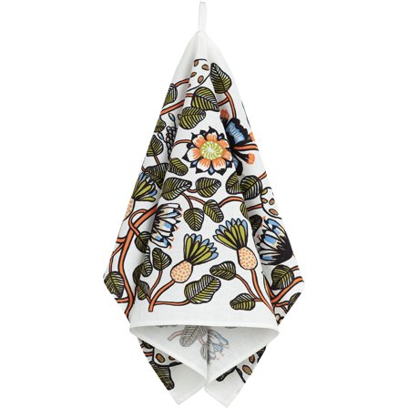 Marimekko Tiara kjøkkenhåndkle 47x70 cm, sand/grønn/oransje' - 'SandOransjeGrønn