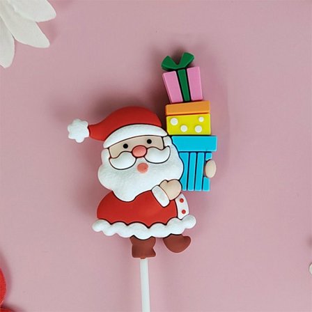 1/5 STK Christmas Cake Toppers God Jul 8 8