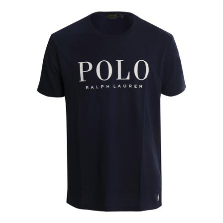 Ralph Lauren Logo Printed T-Shirt Blå, Herre T-shirts