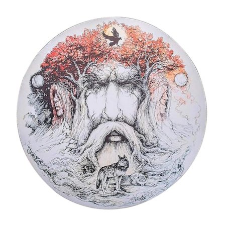 Musikk-Sjaman Tromme Livets Tre Eldre Familiegave