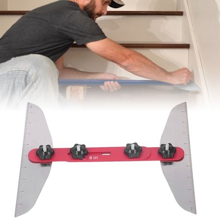 11-60 tommers mal for trappetrinn, gjenbrukbar mal for trappetrinn, måleinstrument for stiger, hyller, gipsplater