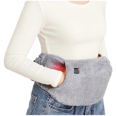 USB Bærbar Håndvarmer Genopladelig Plys Genanvendelig Elektrisk Fodvarmer til Hjemmet Vinter Hænder Fødder Mave Hold Varmen[YJD]