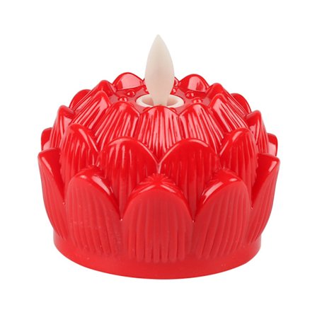 Lotus Light Asiatiskt bord Skrivbordsaltare Lotus Buddha Lampa Ljustraditioner Dekoration Buddhistisk gudstjänst Bön Tro dyrkan