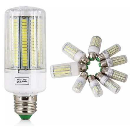 7 stk. LED Lampe LED Pærer Lampe 5730 SMD E27 220V Kornlampe 24 36 48 56 69 72 96 LED Strålingsskjerm Lampada LED Lyspære er veldig kul