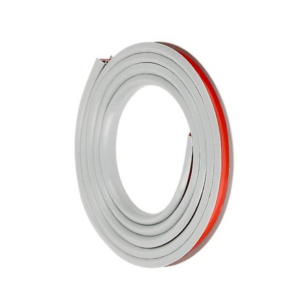 2/5m selvklæbende PVC kantbåndstrimmel forseglingstape 16/18mm U-formet strimmel til møbelskabsskrivbordskantbeskytter