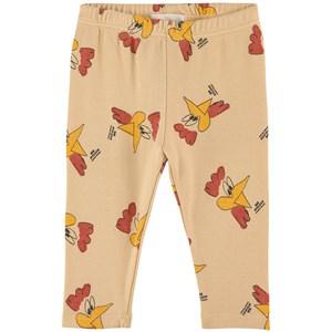 Kids - Bobo Choses Beige Mr. O'Clock Leggings 24-36 Months - Bottoms - 24-36 months - Beige