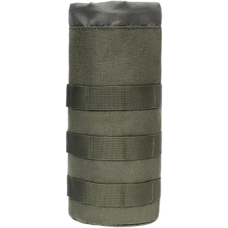 Vattenflaska Pouch Vattenflaska Sleeve Bag Molle Pouch Camping Flaskhållare för ryggsäck Vandring Cykling Brun