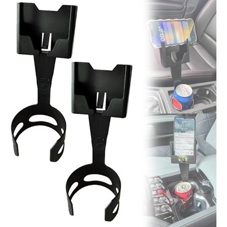 Shutterlily Cup Phone Holder, 2024 Ny 2 i 1 Shutterlily Phone Holder för Bil, Justerbar Telefonhållare Mugghållare Organizer för Bil